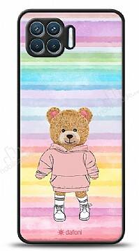 Dafoni Art Oppo Reno4 Lite Chic Teddy Bear Kılıf - 1