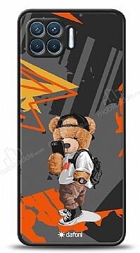 Dafoni Art Oppo Reno4 Lite Cool Teddy Bear Kılıf - 1