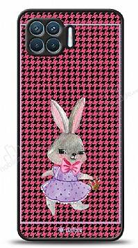 Dafoni Art Oppo Reno4 Lite Fancy Rabbit Kılıf - 1