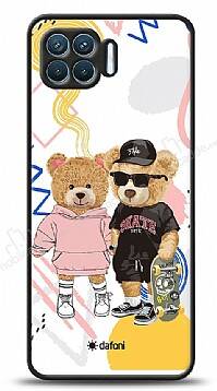 Dafoni Art Oppo Reno4 Lite Fun Couple Teddy Kılıf - 1