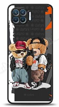 Dafoni Art Oppo Reno4 Lite Icon Couple Teddy Kılıf - 1