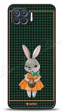 Dafoni Art Oppo Reno4 Lite Lady Rabbit Kılıf - 1