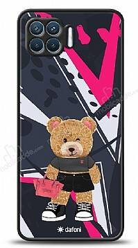 Dafoni Art Oppo Reno4 Lite Rock And Roll Teddy Bear Kılıf - 1