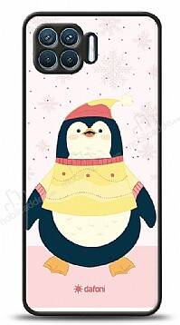 Dafoni Art Oppo Reno4 Lite Smiling Penguin Kılıf - 1