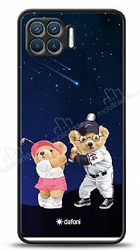 Dafoni Art Oppo Reno4 Lite Sporty Couple Teddy Kılıf - 1