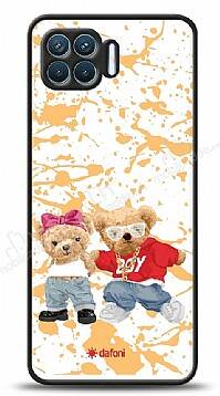 Dafoni Art Oppo Reno4 Lite Style Couple Teddy Kılıf - 1