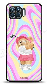 Dafoni Art Oppo Reno4 Lite Tennis Girl Bear Kılıf - 1