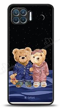 Dafoni Art Oppo Reno4 Lite Under The Stars Teddy Bears Kılıf - 1