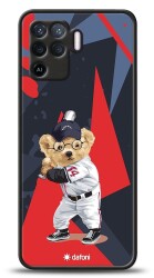 Dafoni Art Oppo Reno5 Lite Baseball Bear Kılıf - 1