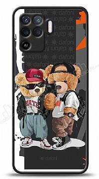 Dafoni Art Oppo Reno5 Lite Icon Couple Teddy Kılıf - 1