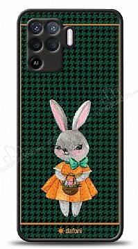 Dafoni Art Oppo Reno5 Lite Lady Rabbit Kılıf - 1