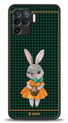 Dafoni Art Oppo Reno5 Lite Lady Rabbit Kılıf - 1