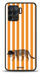 Dafoni Art Oppo Reno5 Lite Leopar Effect Kılıf - 1