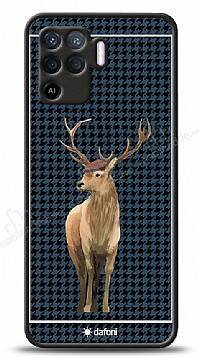 Dafoni Art Oppo Reno5 Lite Midnight Deer Kılıf - 1