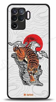 Dafoni Art Oppo Reno5 Lite Roaring Tiger Kılıf - 1