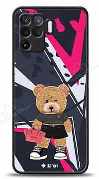 Dafoni Art Oppo Reno5 Lite Rock And Roll Teddy Bear Kılıf - 1