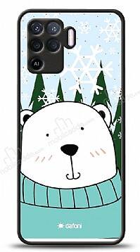 Dafoni Art Oppo Reno5 Lite Snow Bear Kılıf - 1