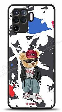 Dafoni Art Oppo Reno5 Lite Sporty Teddy Bear Kılıf - 1