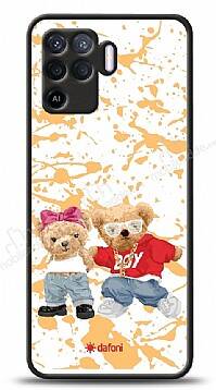 Dafoni Art Oppo Reno5 Lite Style Couple Teddy Kılıf - 1