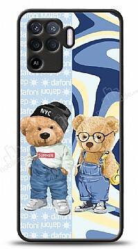 Dafoni Art Oppo Reno5 Lite Summer Couple Teddy Kılıf - 1