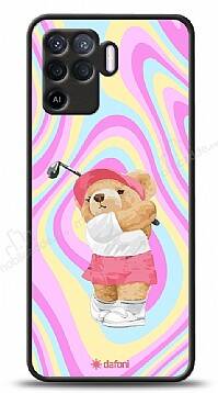 Dafoni Art Oppo Reno5 Lite Tennis Girl Bear Kılıf - 1