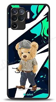 Dafoni Art Oppo Reno5 Lite Thoughtful Teddy Bear Kılıf - 1