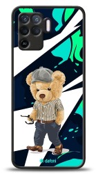 Dafoni Art Oppo Reno5 Lite Thoughtful Teddy Bear Kılıf - 1