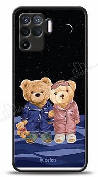 Dafoni Art Oppo Reno5 Lite Under The Stars Teddy Bears Kılıf - 1