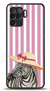 Dafoni Art Oppo Reno5 Lite Zebra Fashion Kılıf - 1