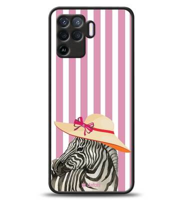 Dafoni Art Oppo Reno5 Lite Zebra Fashion Kılıf - 1