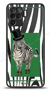 Dafoni Art Oppo Reno5 Lite Zebra Pattern Kılıf - 1