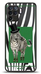 Dafoni Art Oppo Reno5 Lite Zebra Pattern Kılıf - 1