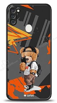 Dafoni Art Samsung Galaxy A11 Cool Teddy Bear Kılıf - 1