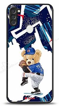 Dafoni Art Samsung Galaxy A11 Hand Soccer Teddy Bear Kılıf - 1