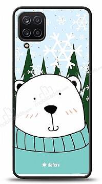 Dafoni Art Samsung Galaxy A12 Snow Bear Kılıf - 1