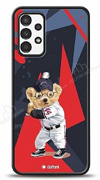 Dafoni Art Samsung Galaxy A13 Baseball Bear Kılıf - 1