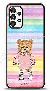 Dafoni Art Samsung Galaxy A13 Chic Teddy Bear Kılıf - 1