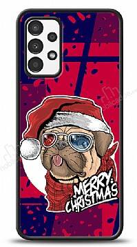 Dafoni Art Samsung Galaxy A13 Christmas Pug Kılıf - 1