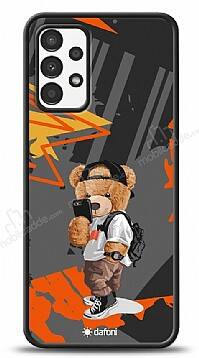 Dafoni Art Samsung Galaxy A13 Cool Teddy Bear Kılıf - 1