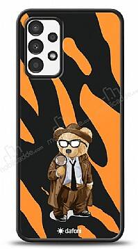 Dafoni Art Samsung Galaxy A13 Detective Teddy Bear Kılıf - 1