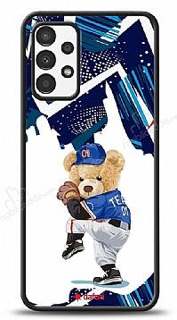 Dafoni Art Samsung Galaxy A13 Hand Soccer Teddy Bear Kılıf - 1