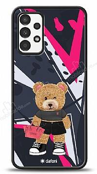 Dafoni Art Samsung Galaxy A13 Rock And Roll Teddy Bear Kılıf - 1