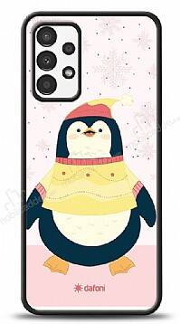 Dafoni Art Samsung Galaxy A13 Smiling Penguin Kılıf - 1