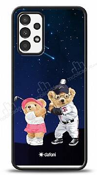 Dafoni Art Samsung Galaxy A13 Sporty Couple Teddy Kılıf - 1