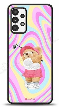 Dafoni Art Samsung Galaxy A13 Tennis Girl Bear Kılıf - 1