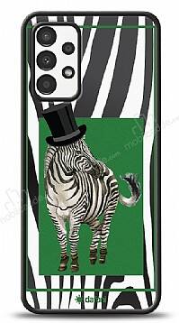 Dafoni Art Samsung Galaxy A13 Zebra Pattern Kılıf - 1