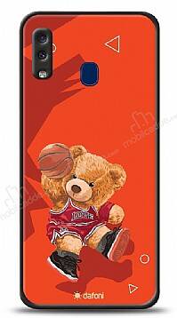 Dafoni Art Samsung Galaxy A20 / A30 Basketball Bear Kılıf - 1