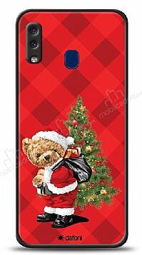 Dafoni Art Samsung Galaxy A20 / A30 Santa Bear Kılıf - 1