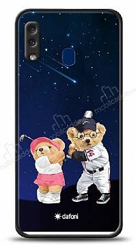 Dafoni Art Samsung Galaxy A20 / A30 Sporty Couple Teddy Kılıf - 1