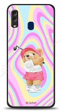 Dafoni Art Samsung Galaxy A20 / A30 Tennis Girl Bear Kılıf - 1